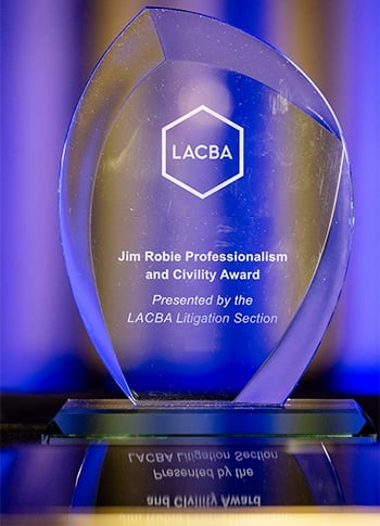 Jim Robie Professionalism and Civility Award